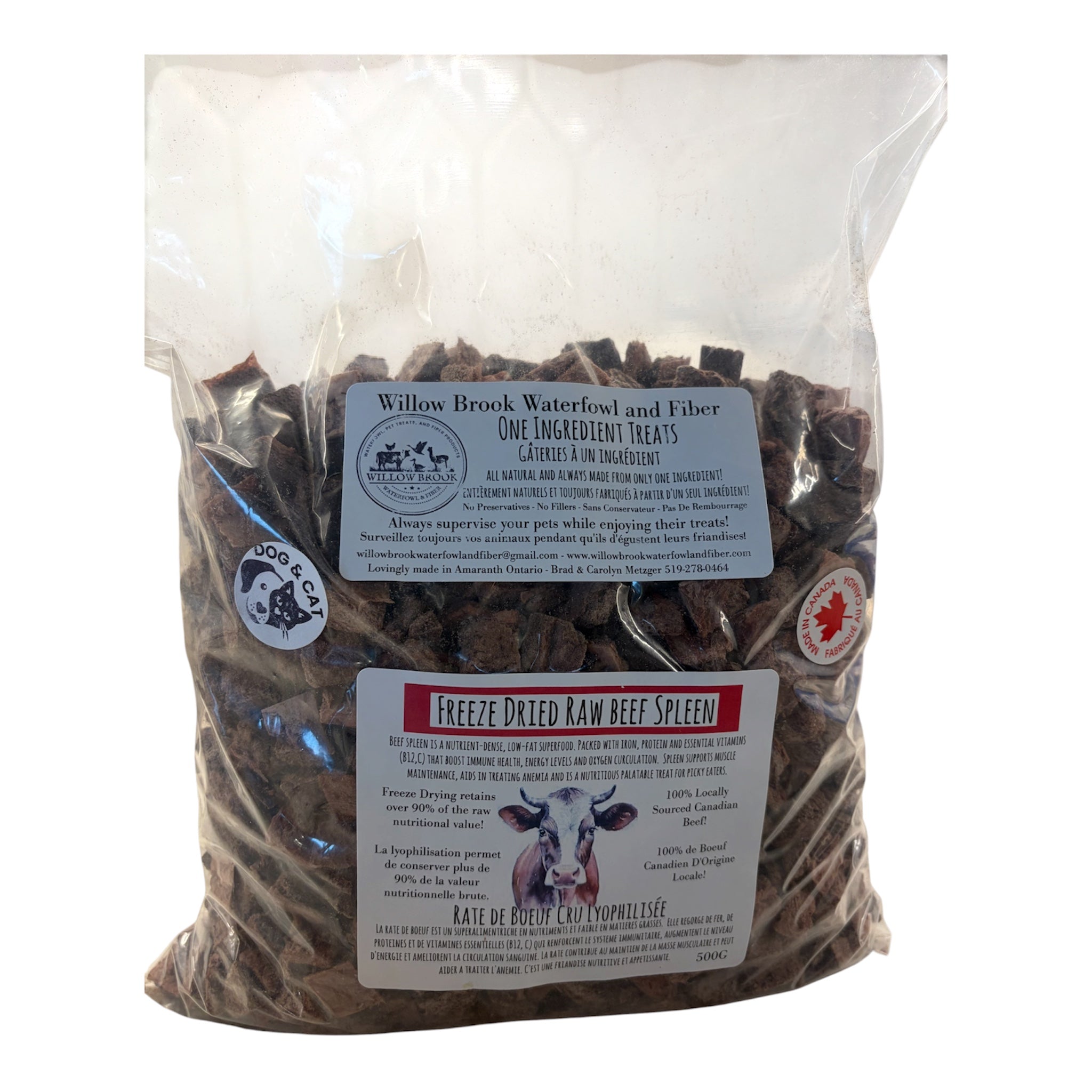 Freeze Dried Beef Spleen Training Treat