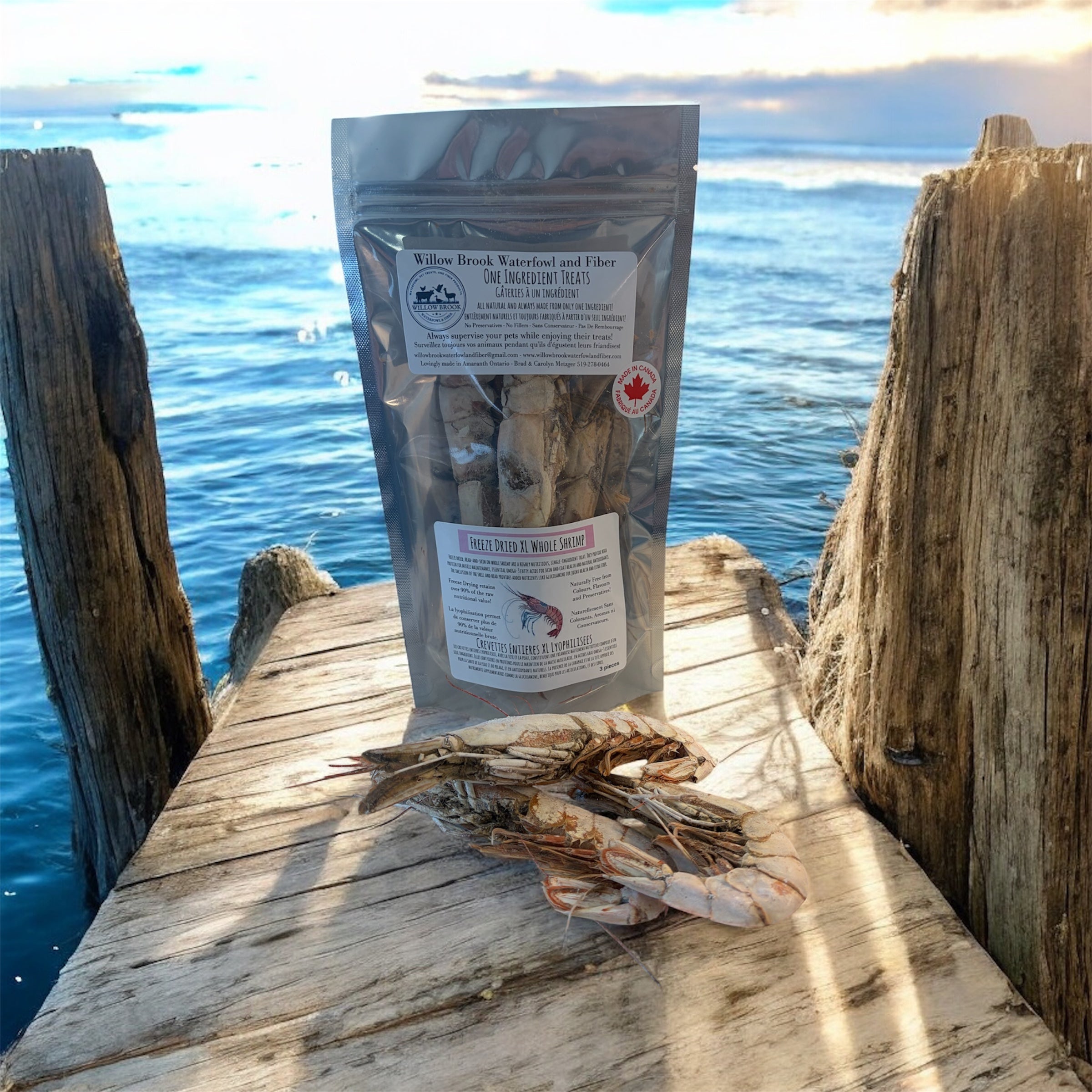 Freeze Dried XL Whole Shrimp