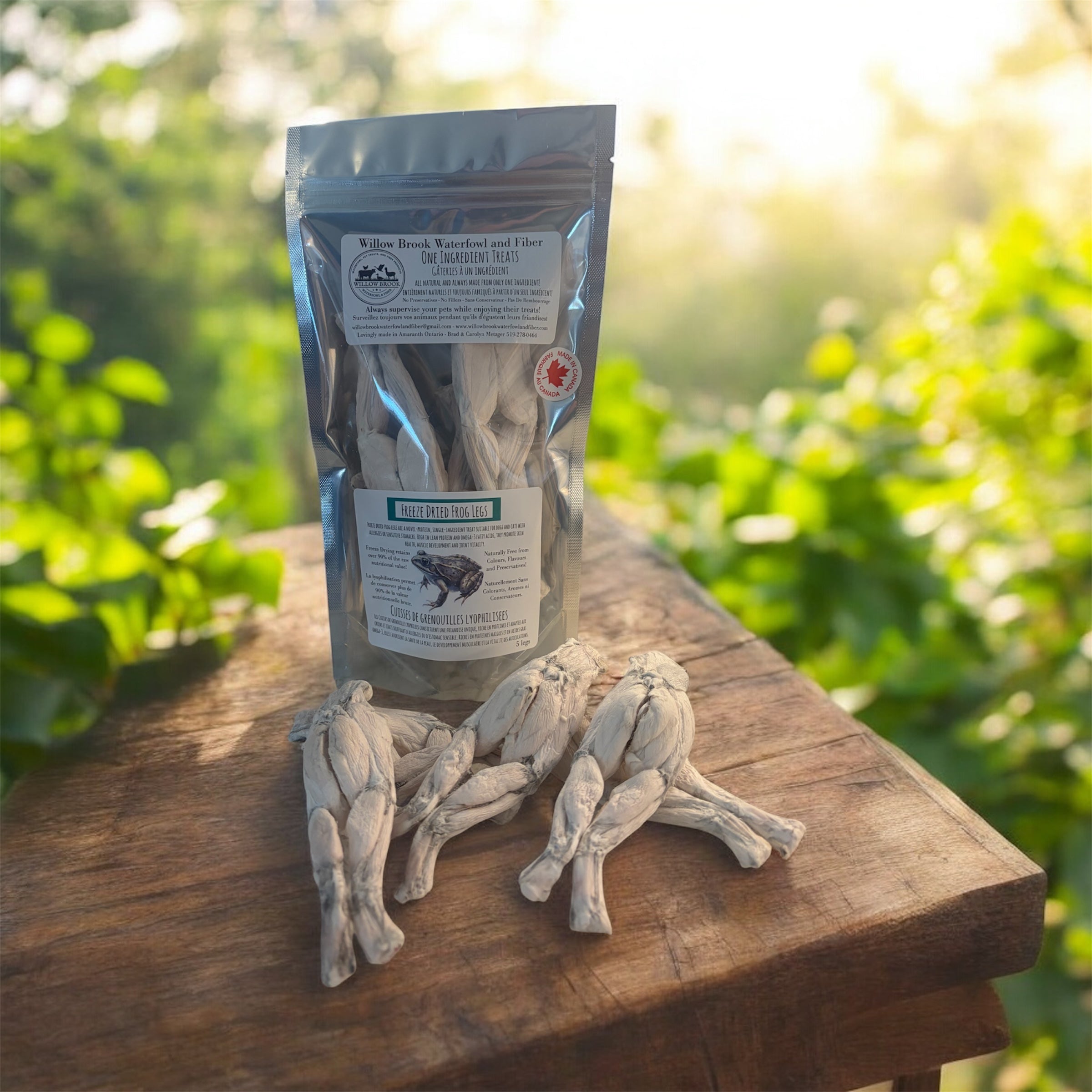 Freeze Dried Frog Legs