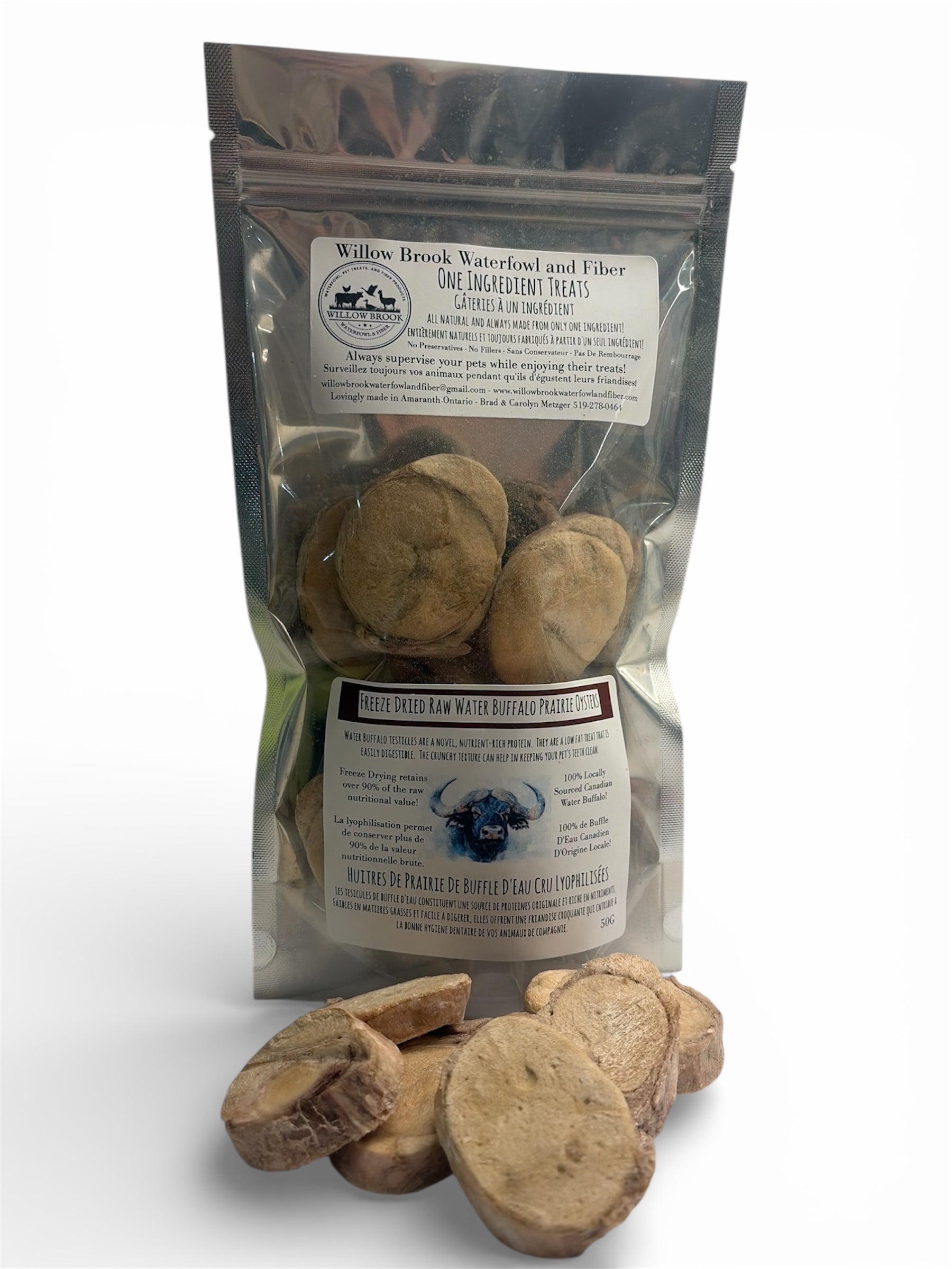 Freeze Dried Water Buffalo Prairie Oysters (50g)