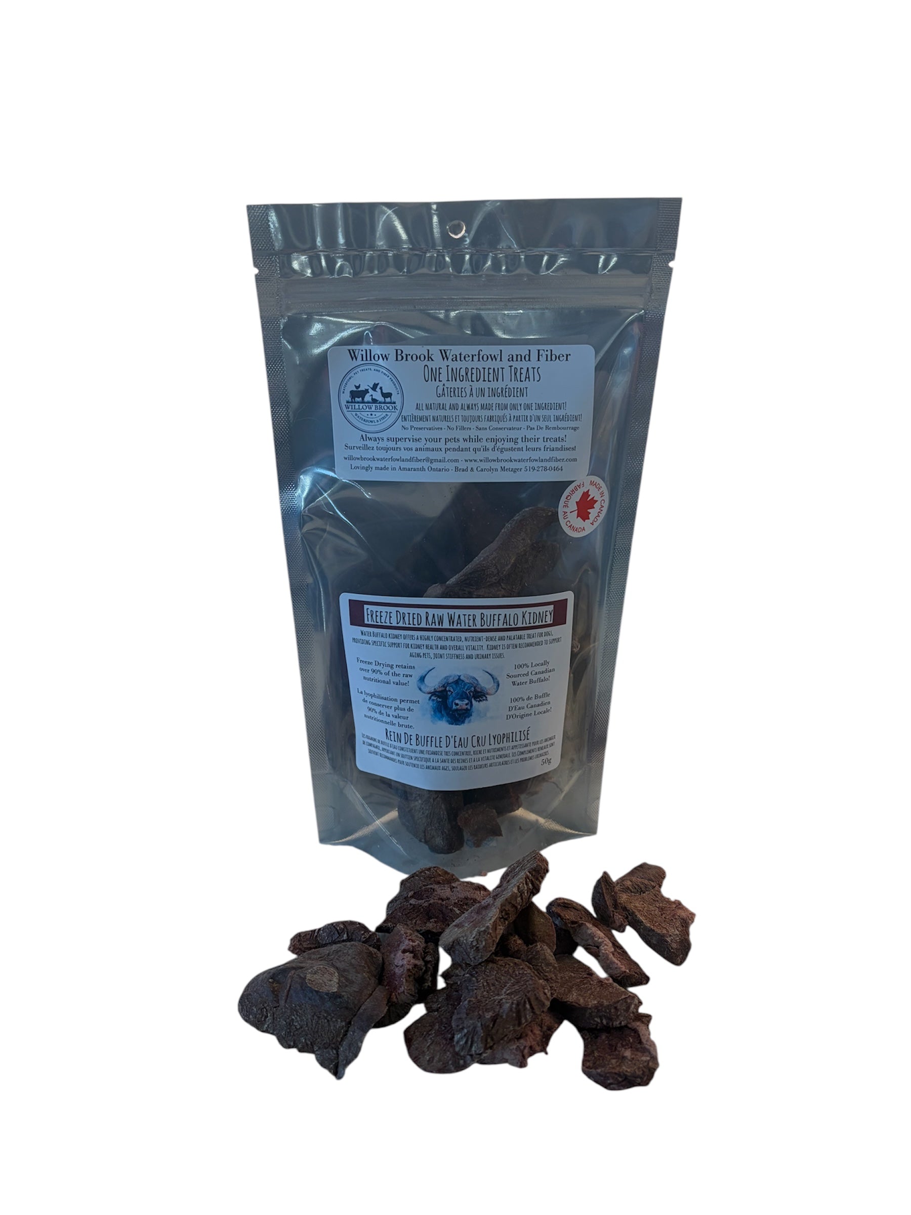 Freeze Dried Water Buffalo Kidney
