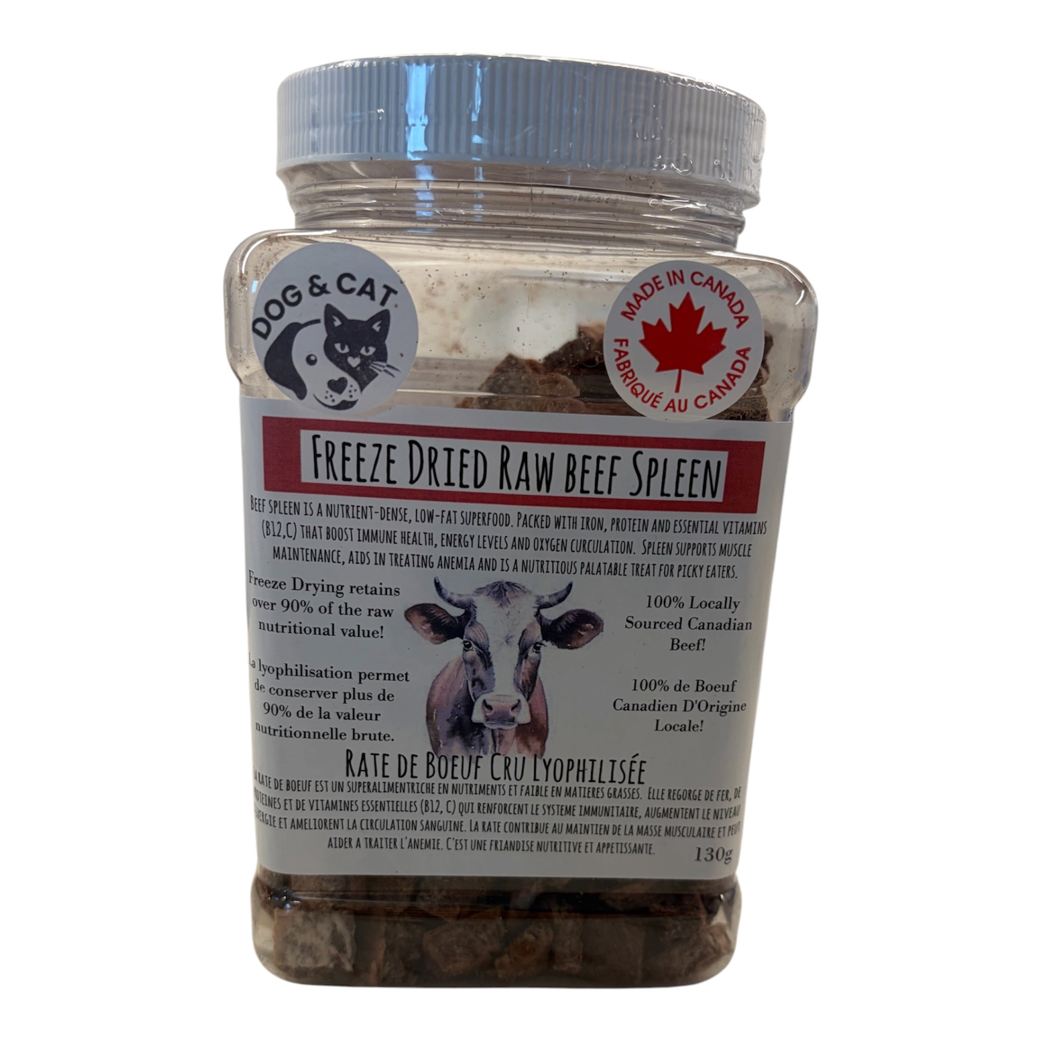 Freeze Dried Beef Spleen Training Treat