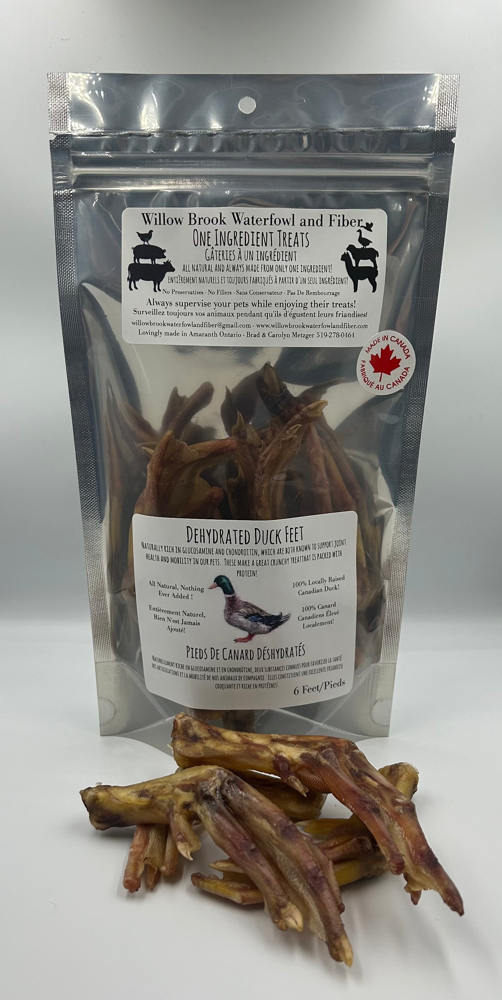 Dehydrated Duck Feet (6)