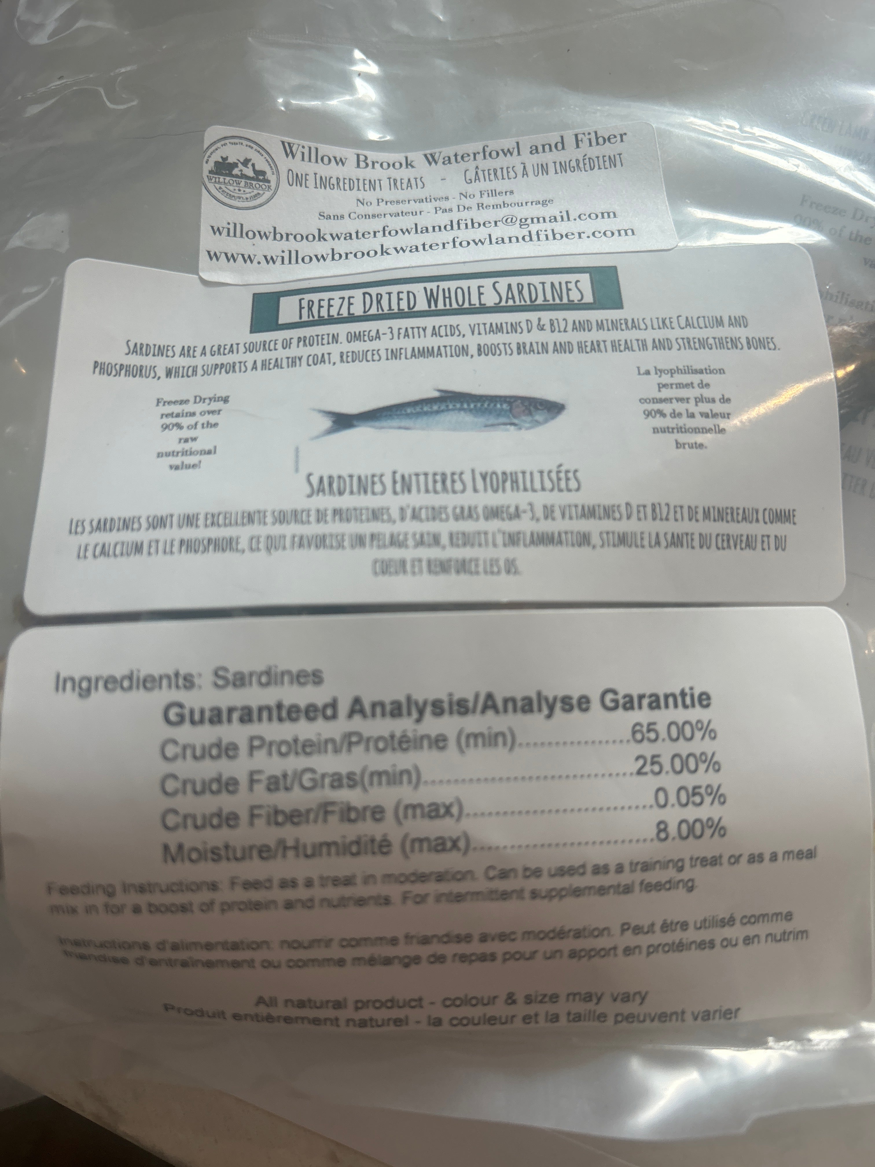 Freeze dried whole sardines (3)