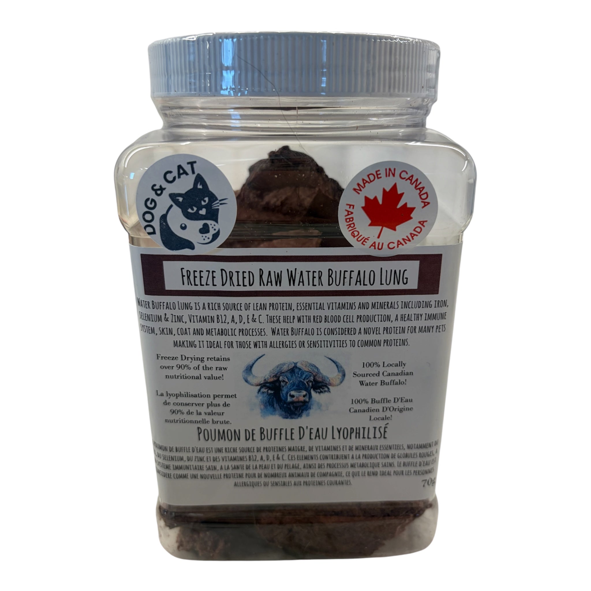 Freeze Dried Water Buffalo Lung